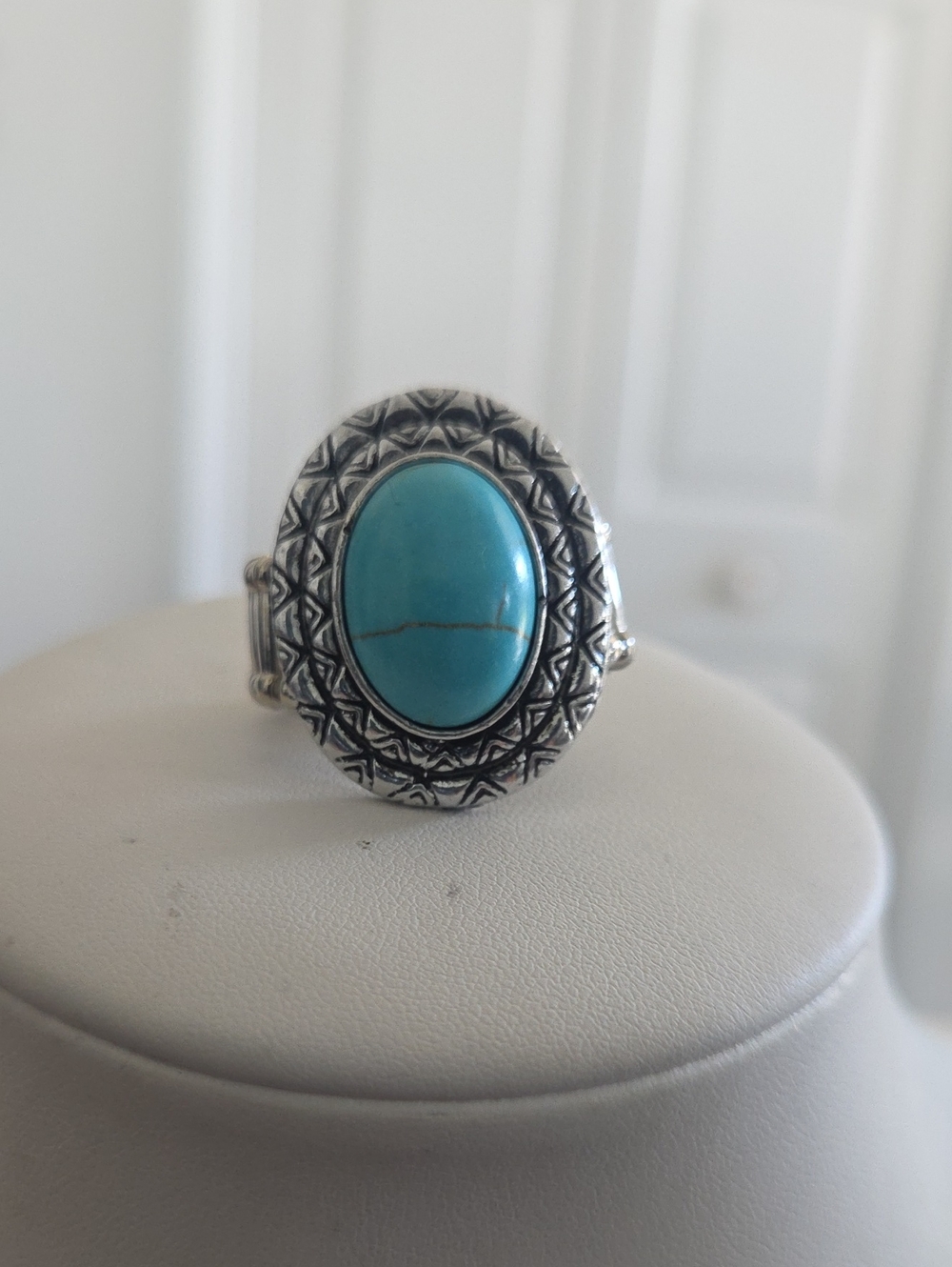 Paparazzi The Next West Thing Blue Ring NWT